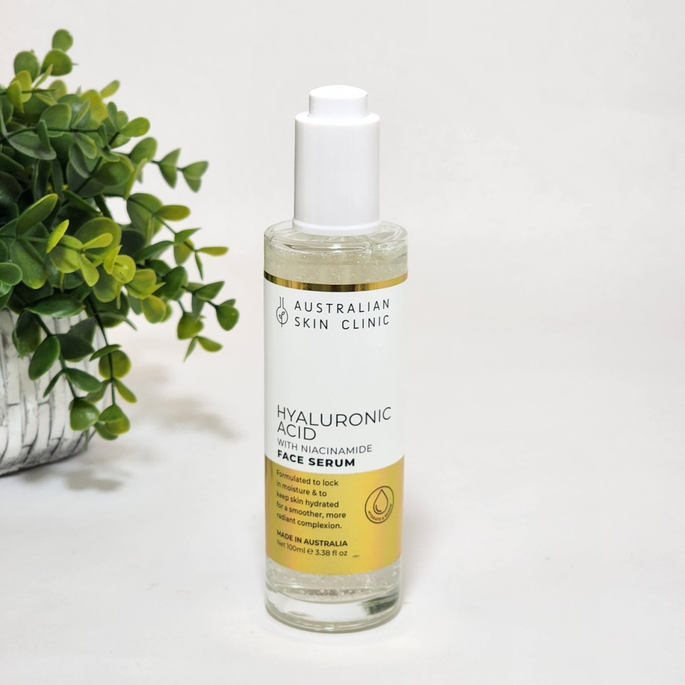 Australian Skin Clinic Hyaluronic Acid + Niacinamide Face Serum Hydrates~ 3.38oz